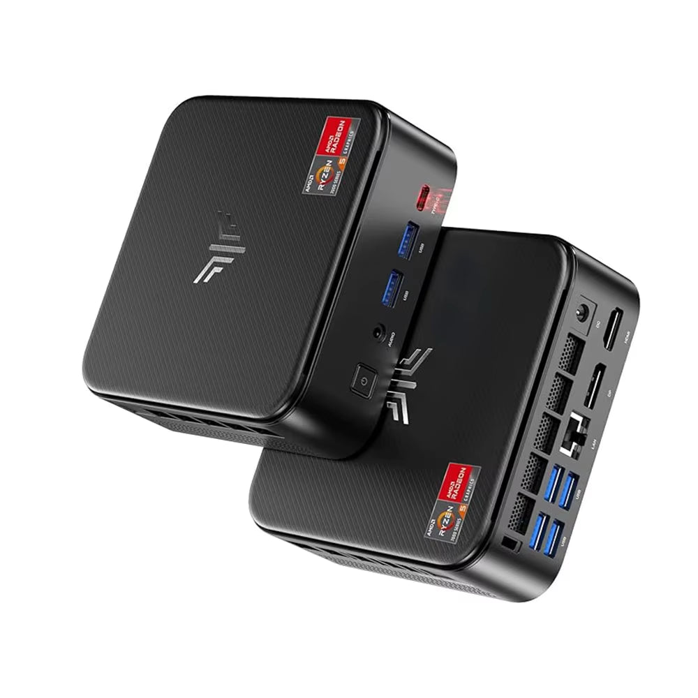 ACEMAGIC Mini PC with  Ryzen 5 7430U 16GB DDR4 512GB M.2 SSD Mini Gaming PC with USB Type-C Supports Triple 4K Display