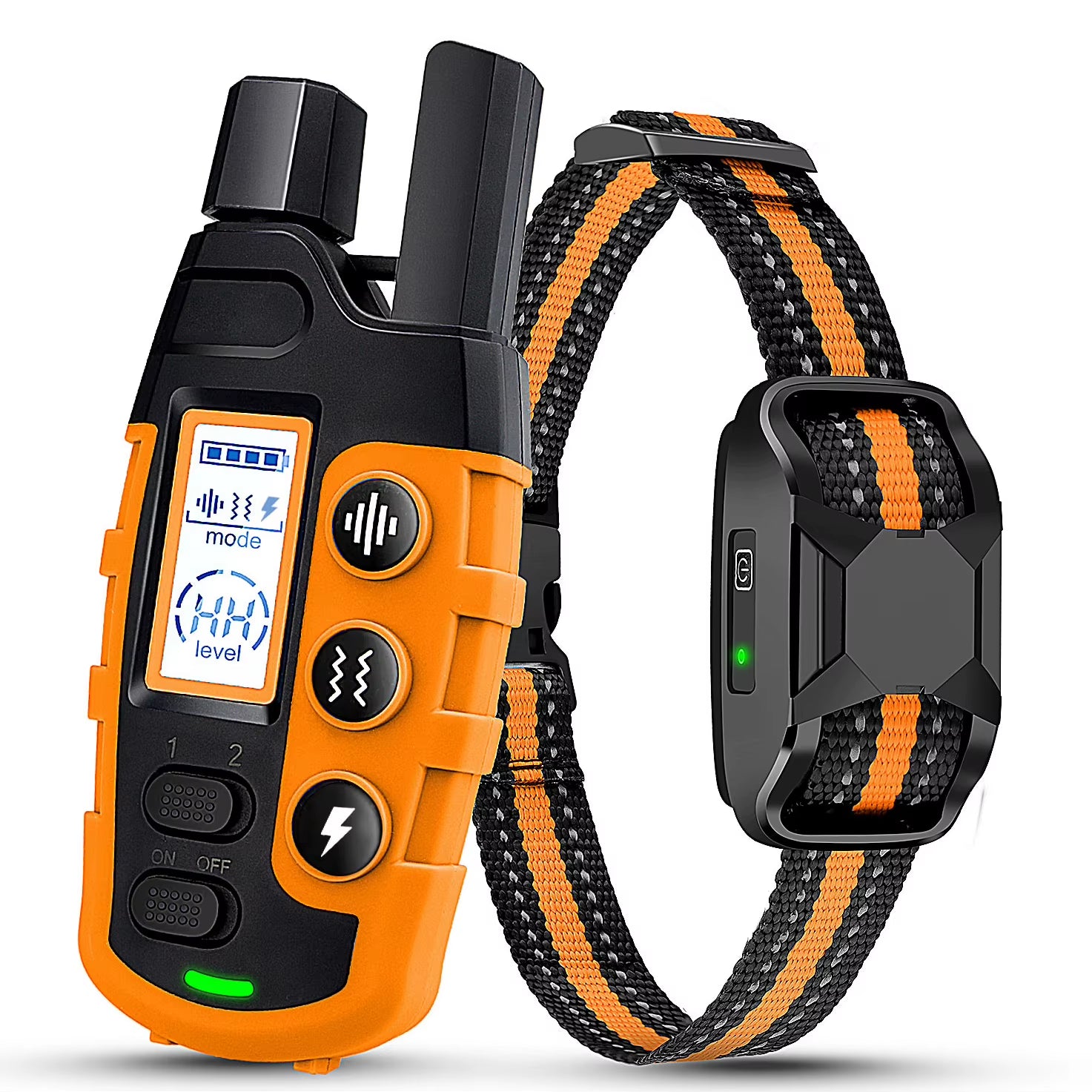 3300Ft Electric Dog Training Collar Remote Control Waterproof Pet Behaviorfor 5-120Lbs Puppy with Shock Vibration Beep
