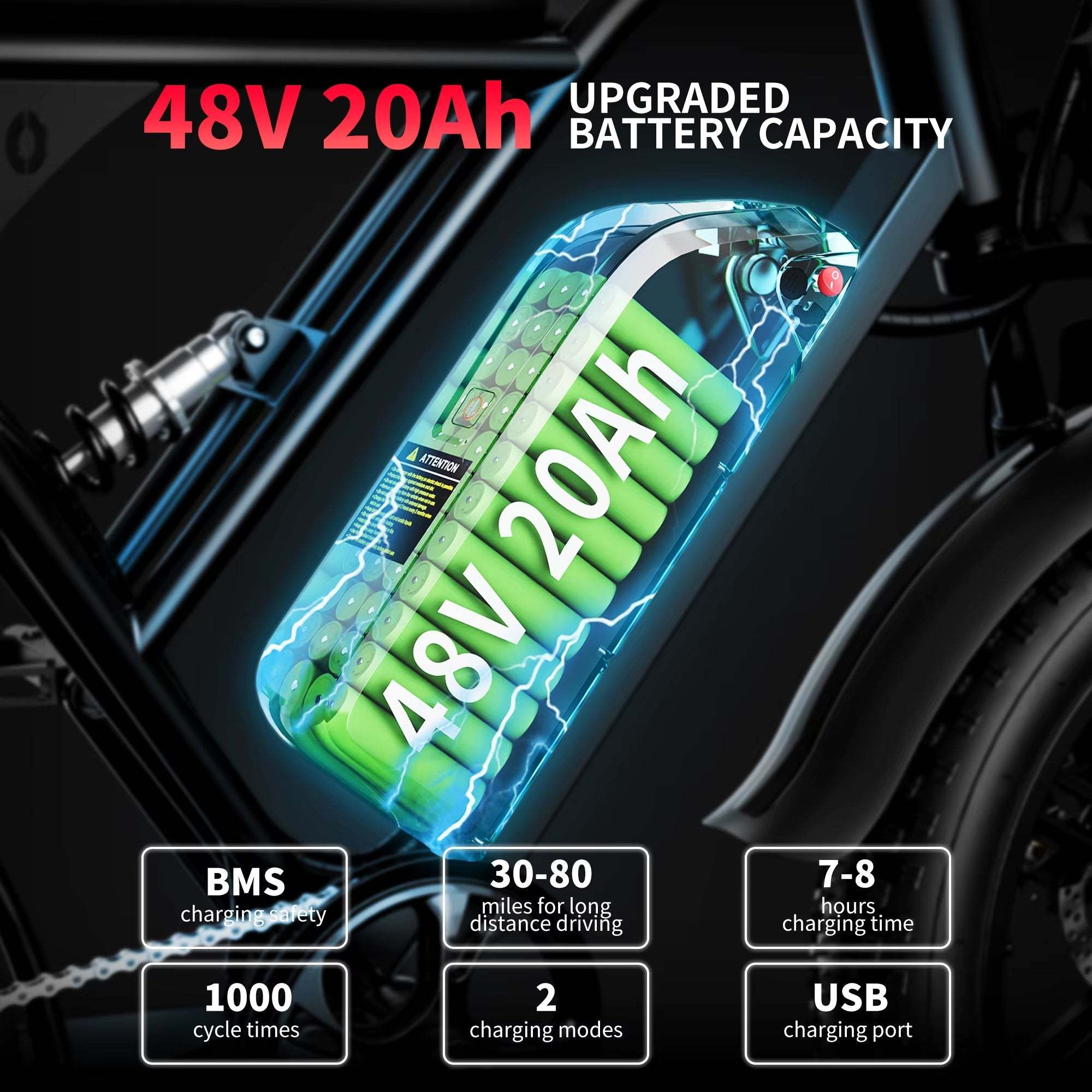 V9-G60 Adults Electric Bike