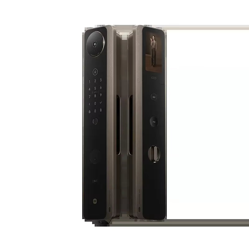 Smart Door Lock M30 PRO Face Recognition Palmar Vein 1S Unlock AI Dual Lens Cat Eye Visual Screen for Elderly&Children