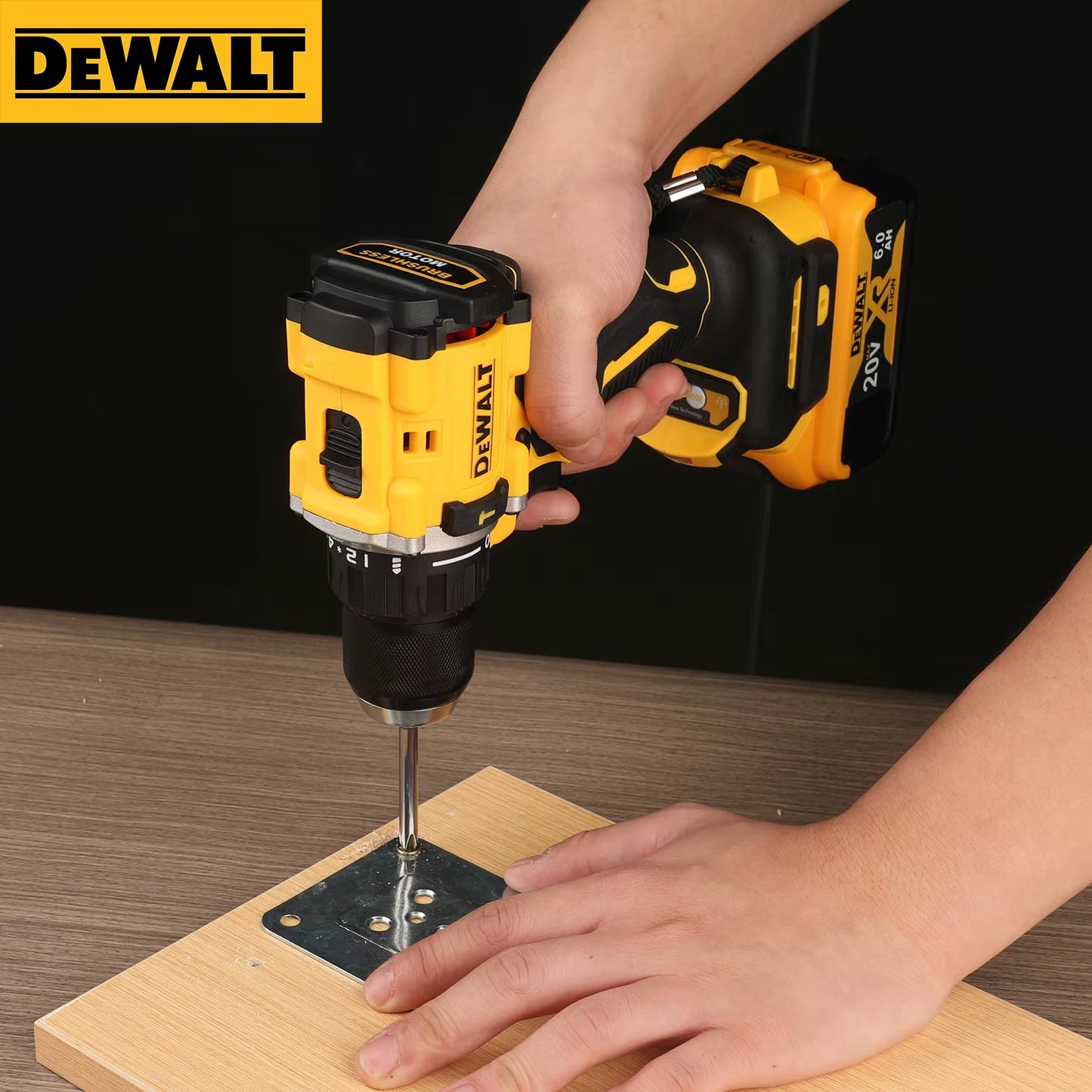DCD805 20V Max XR Brushless Cordless Impact Drill & Screwdriver - Compact Multi - Function Tool for Pro Grade Performance