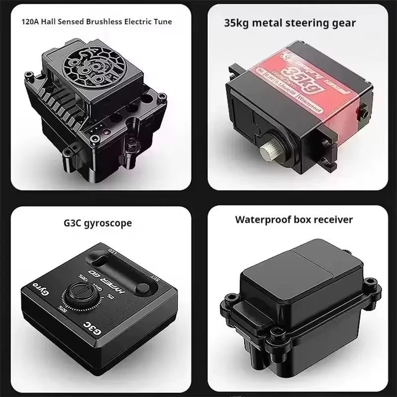 Hyperr Go MJX 10303 10304 1/10 Brushless Motor High Speed Drift Remote Control Car 4WD Drift Climbing Toy Remote Control Vehicle