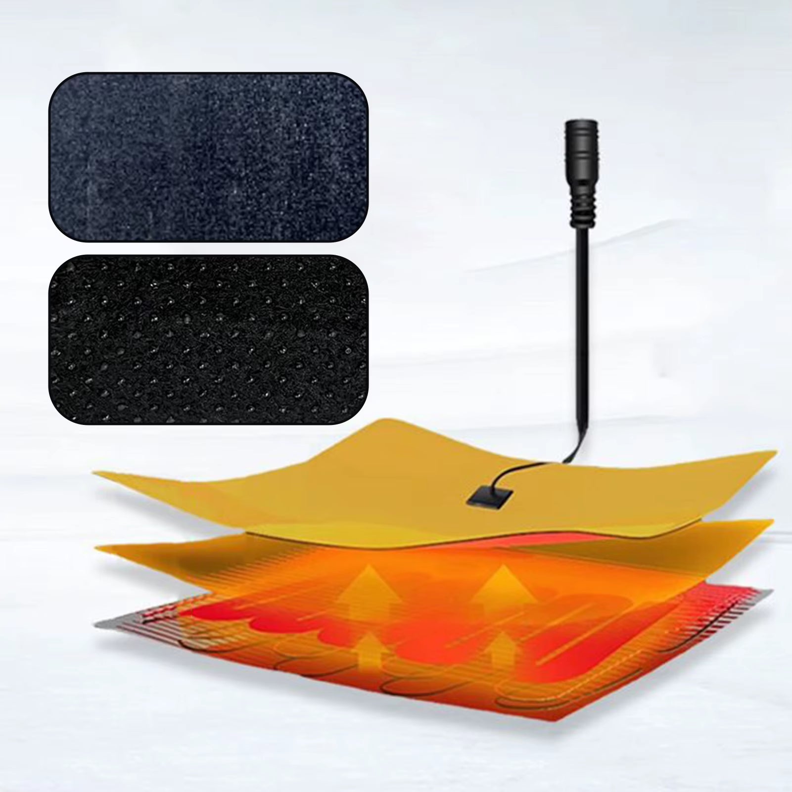 5V Motorcycle Heated Grips Cover 3 Gear Adjustable USB Electric Heating Bicycle Motorbike Motorcross Handle Handlebar Warmer