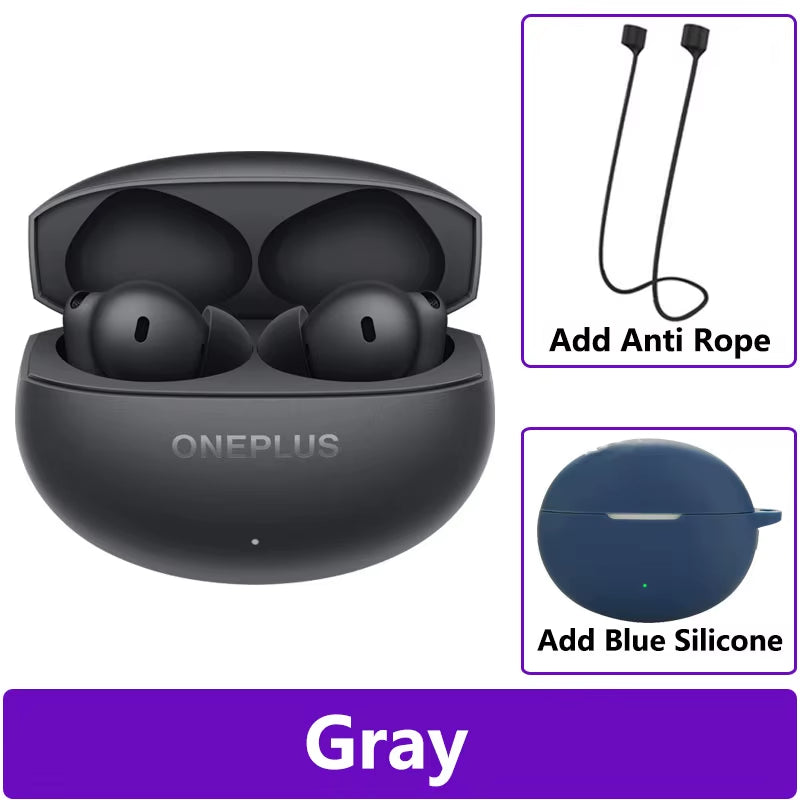 Experience Unmatched Sound Quality with the 2025 Official OnePlus Buds 4 TWS Wireless Bluetooth Earphones - LHDC 5.0, 55dB Active Noise Cancelling, and 45 Hours of Battery Life for OnePlus 13