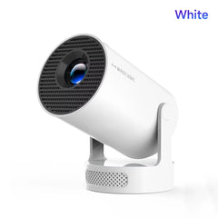 HY300 Pro + Projector 8K 720P with 5W Speaker Android 14 8000 Lumens Wifi 6 BT5.4 Outdoor Video Home Theater Projector