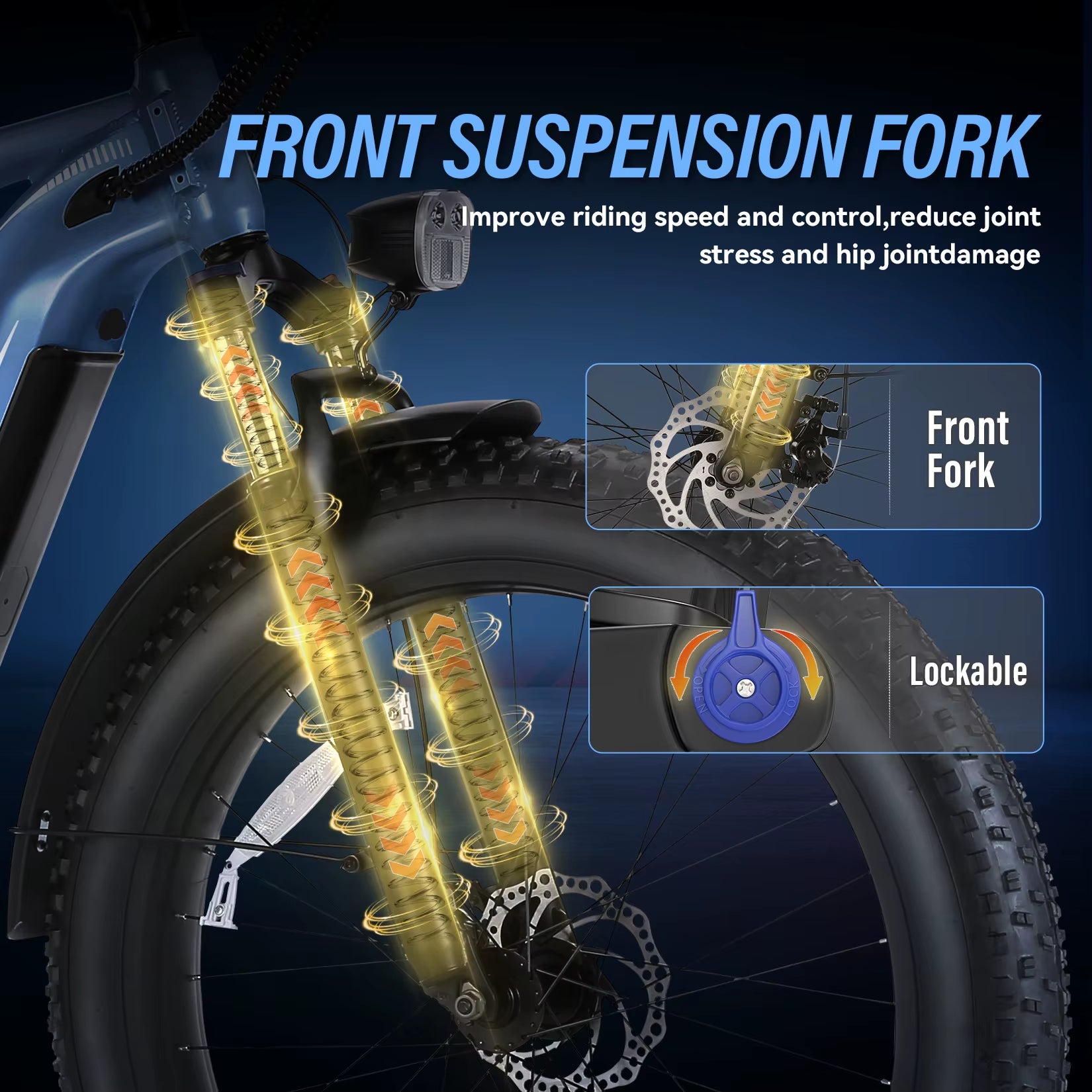 Unleash Your Adventure with the 26" X 4.0 Fat Tire Electric Bike - Powerful 1500W Motor and 48V 720WH Battery for Thrilling Rides Up to 60 Miles!