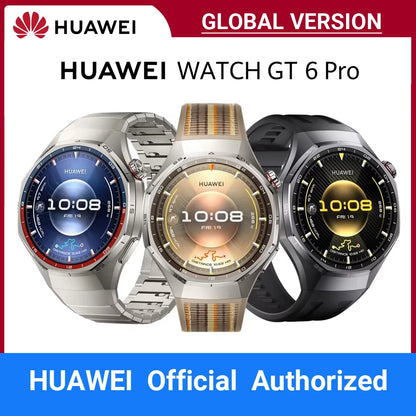 Watch GT 6 Pro Smartwatch,Up to 21-Day Battery Life,Global Version Watch GT6 Pro,Work Seamlessly with Ios and Android