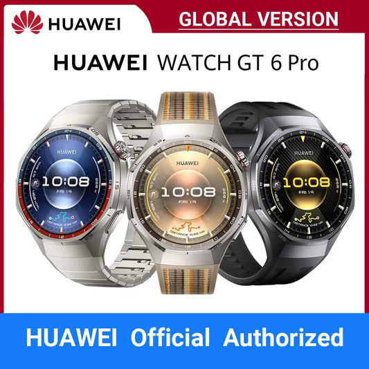 Watch GT 6 Pro Smartwatch,Up to 21-Day Battery Life,Global Version Watch GT6 Pro,Work Seamlessly with Ios and Android