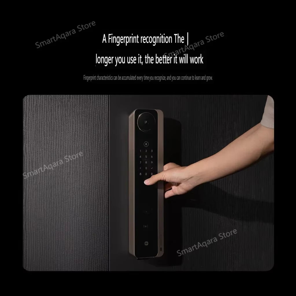 Smart Door Lock M30 PRO Face Recognition Palmar Vein 1S Unlock AI Dual Lens Cat Eye Visual Screen for Elderly&Children