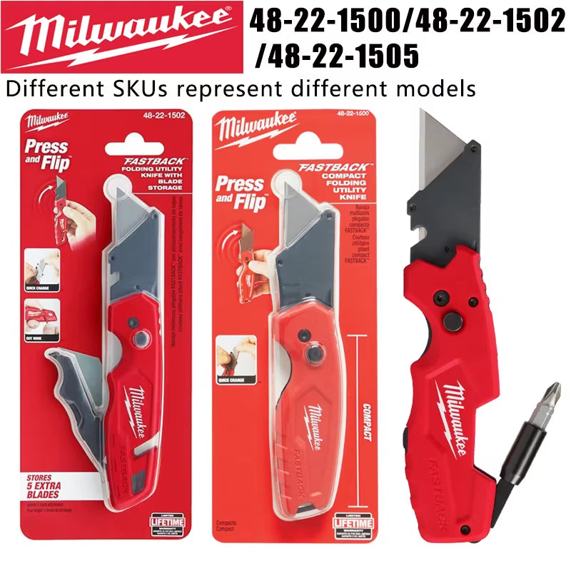 Multi-Functional Folding Knife Series 48-22-1500 48-22-1502 48-22-1505 Utility Knife Hand Tool Accessories