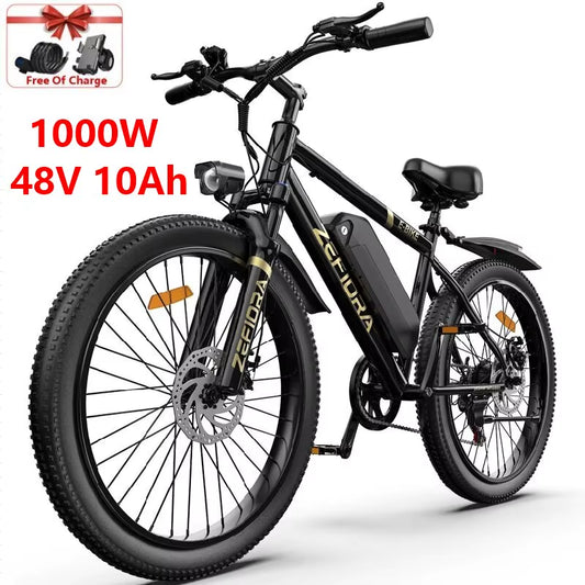 1000W 2000W Ebike,48V Aluminum Alloy 26 Inch Electric Bicycle,For Both Men Women in Mountainous Areas Cycling Electric Bike