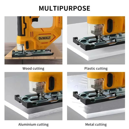 Brushless Curve Saw 20V Cordless Electric Jig Saw Portable Multifunction Adjustable Woodworking Power Tool