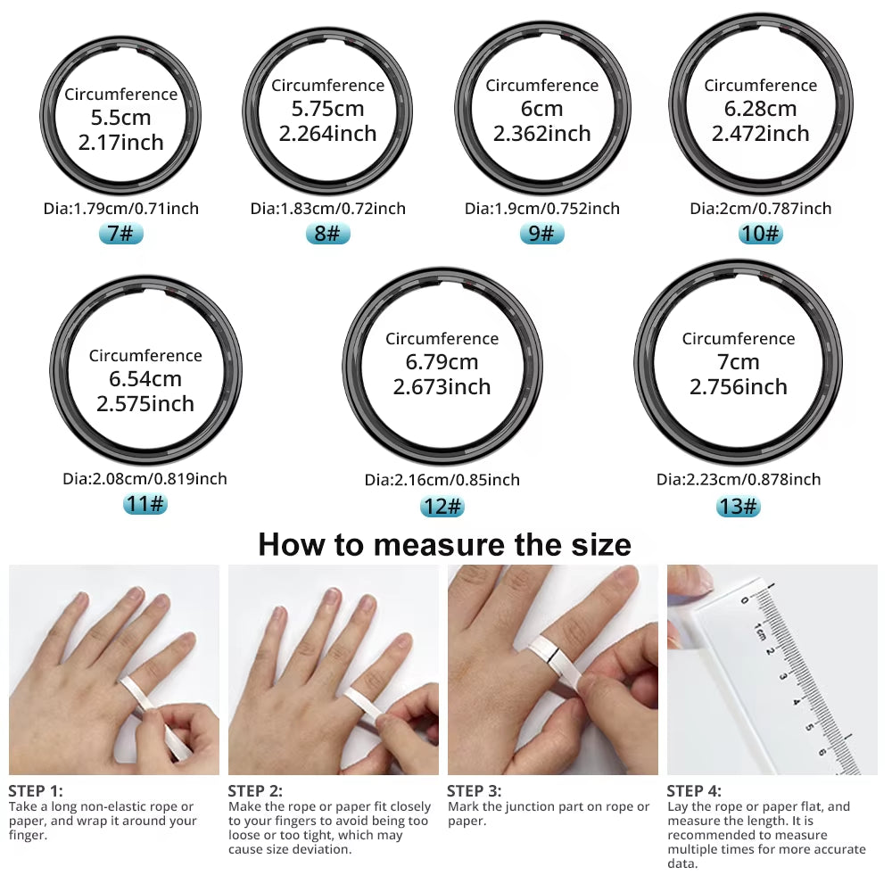 Revolutionize Your Health with the 2025 R12 Smart Ring: Touch Display, Wireless Charging, and 5 ATM Waterproof for Ultimate Wellness Tracking