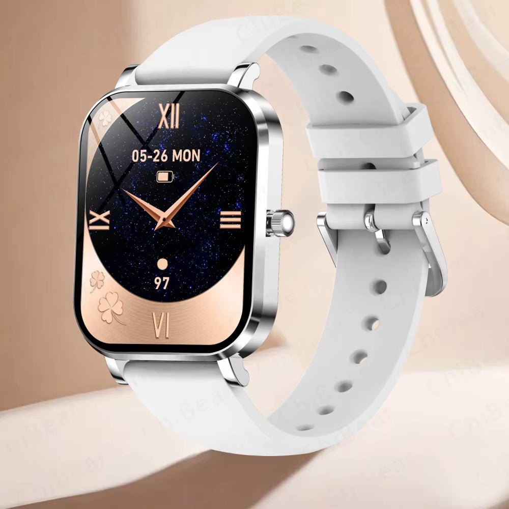 2025 New Smart Watch Women Gift 8.8Mm Ultra-Thin Body Heart Rate Waterproof Outdoor Sport BT Call Smartwatch for Android IOS