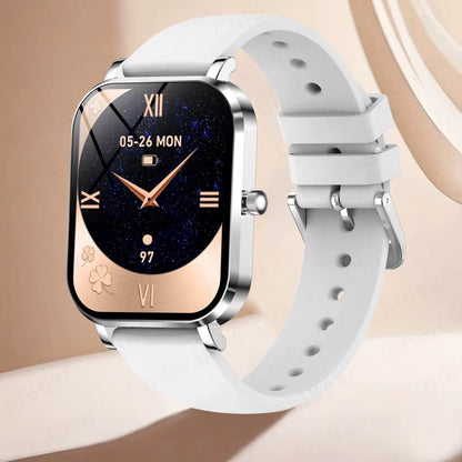 2025 New Smart Watch Women Gift 8.8Mm Ultra-Thin Body Heart Rate Waterproof Outdoor Sport BT Call Smartwatch for Android IOS