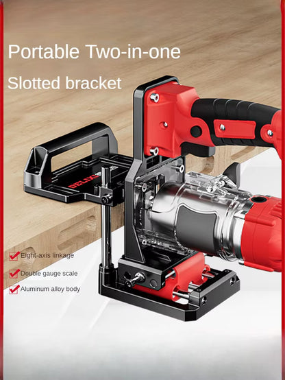 Invisible Joints Power Tool Set with Router Table and Grooving Jig for Woodworking